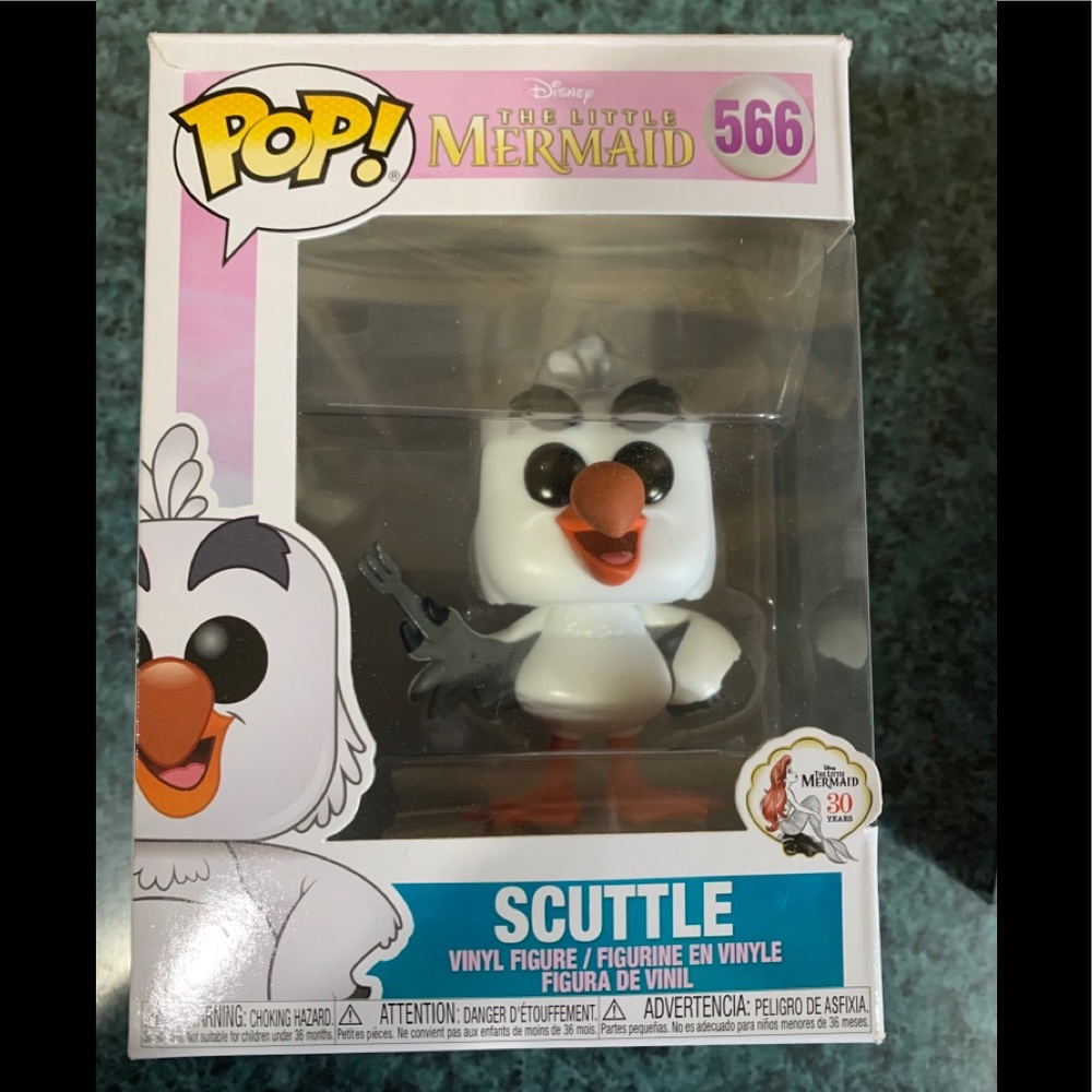 Funko pop little mermaid scuttle